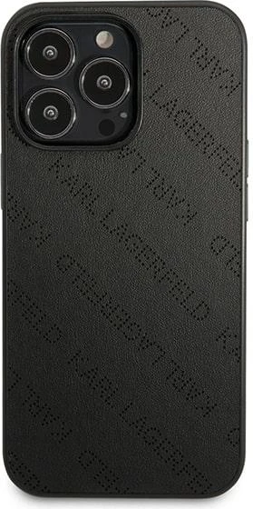 Mbështjellës Karl Lagerfeld Perforated Allover për iPhone 13 Pro / 13 6.1", i zi
