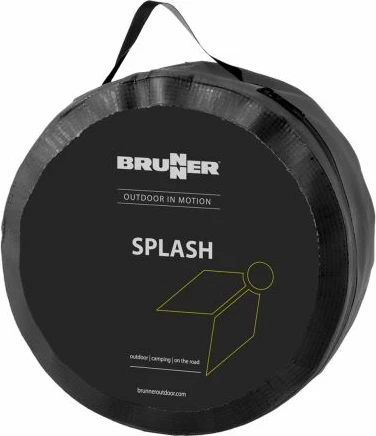 Dush solar portativ BRUNNER SPLASH 0810023N 15 L 42 x 18 cm, i zi, set me pompë këmbë dhe çantë bartëse