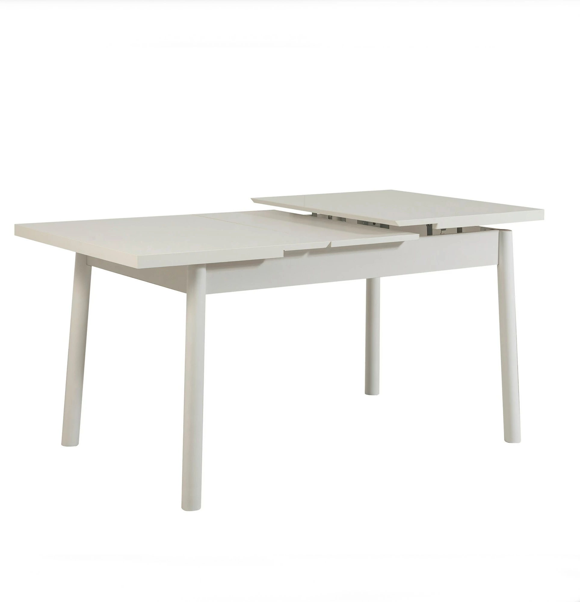 Set tavolinë me karrige, zgjatues, 3 pjesë, Skye Decor, Santiago 0400, e bardhë, e gjelbër