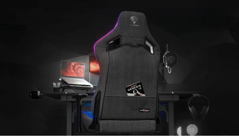 Karrige gaming Genesis NFG-2246, e zezë/e hirtë