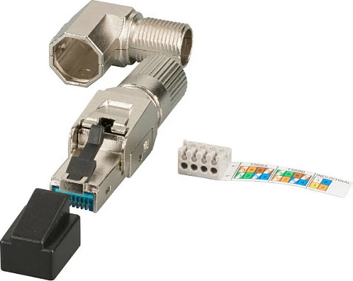 Konektor RJ45 EFB Elektronik 88035P8.1, Cat6A, 22/26 AWG, metal (zink), argjendtë