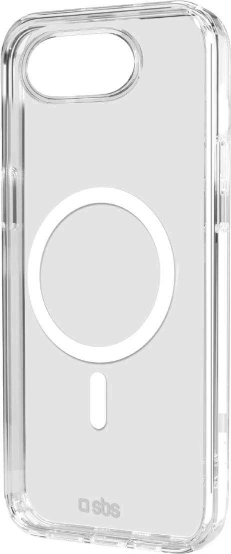 Mbështjellës SBS Cover Light Mag për iPhone 16e/17e, kompatibil me MagSafe, TPU + PMMA, transparent, me kuti