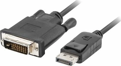 Kabl video Lanberg CA-DPDV-10CU-0030-BK DisplayPort në DVI-D 3m, i zi
