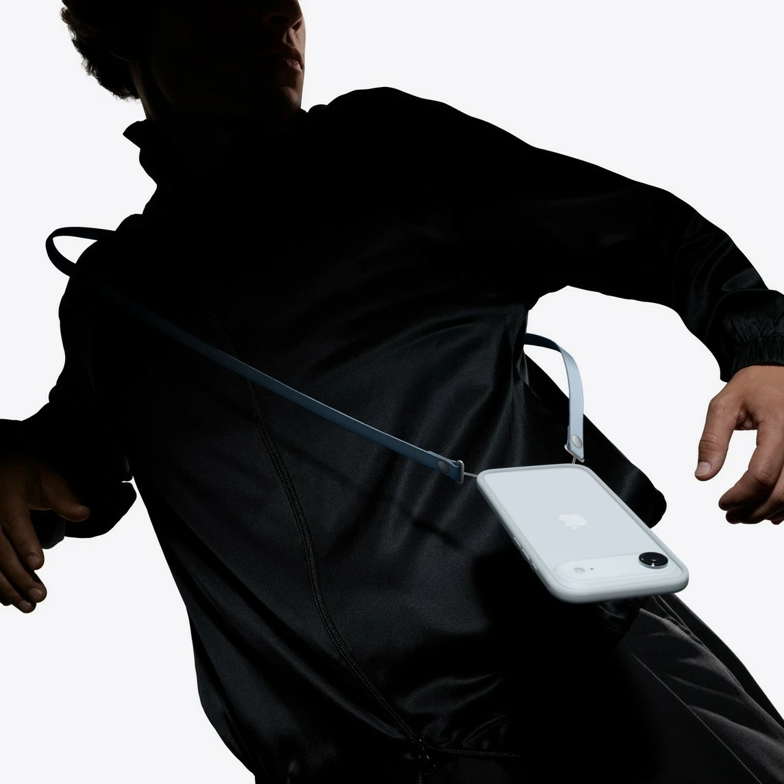 Rrip shpatulle Apple MGGM4ZM/A për iPhone, PET, Gri e çelët