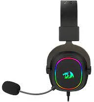 Kufje Redragon H510 Zeus X, USB me kabllo, 7.1 Surround, RGB, altoparlantë 50 mm, mikrofon omnidireksional, të zeza