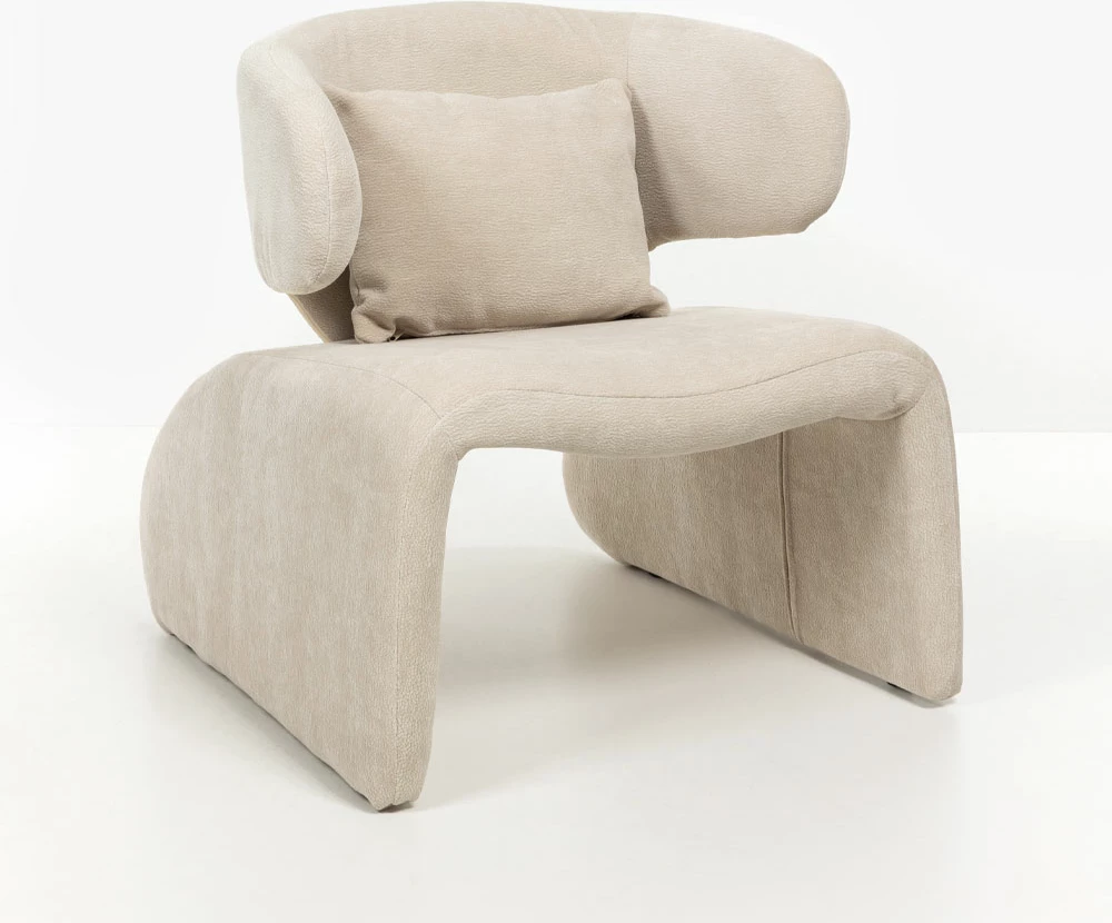 Fotel Enigma, bezhë, 73x78x44cm