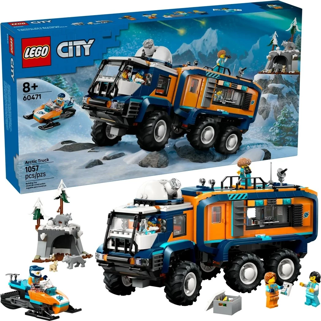 Set LEGO CITY Kamion eksplorues shkencor 60471, 4 minifigura, për fëmijë 8+