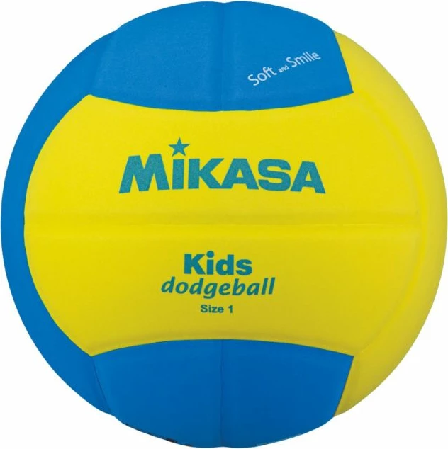 Top volejbolli për fëmijë Mikasa, kaltër-verdhë
