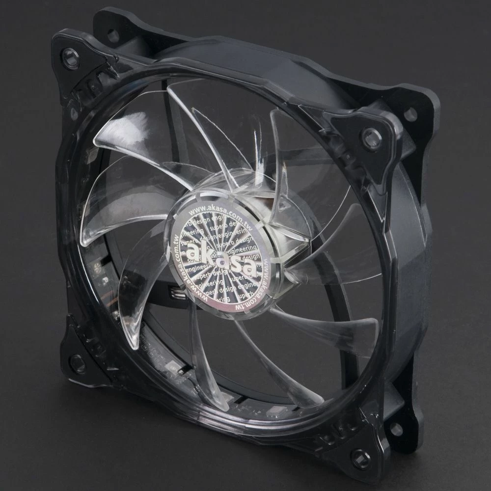Ventilator kasë PC Akasa Vegas X7 AK-FN093 120mm ARGB 3-pin 1 copë kuqe-transparente