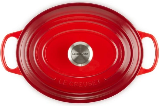 Tenxhere Le Creuset 21178290602430, 4.7L, ovale, gize, cherry red