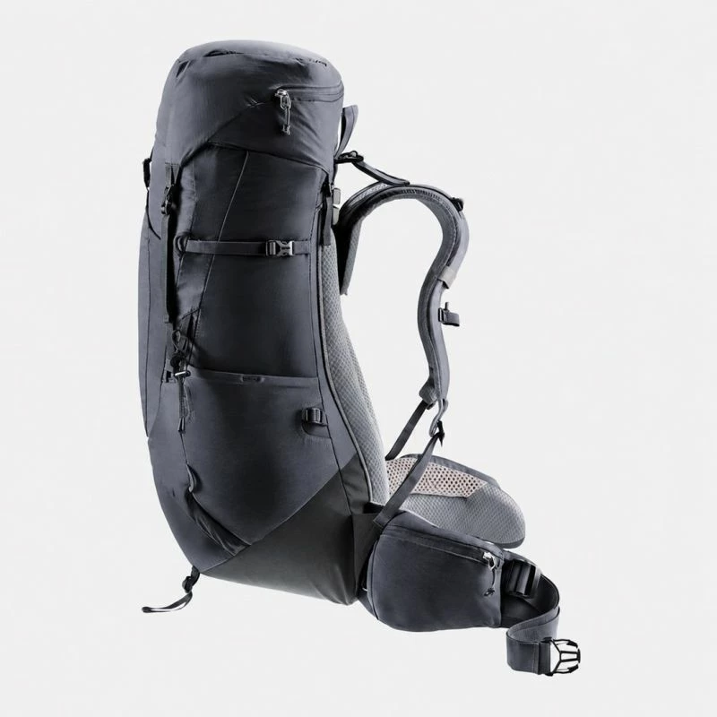 Çantë shpine Deuter Aircontact Lite 40 + 10, e zezë/graphite