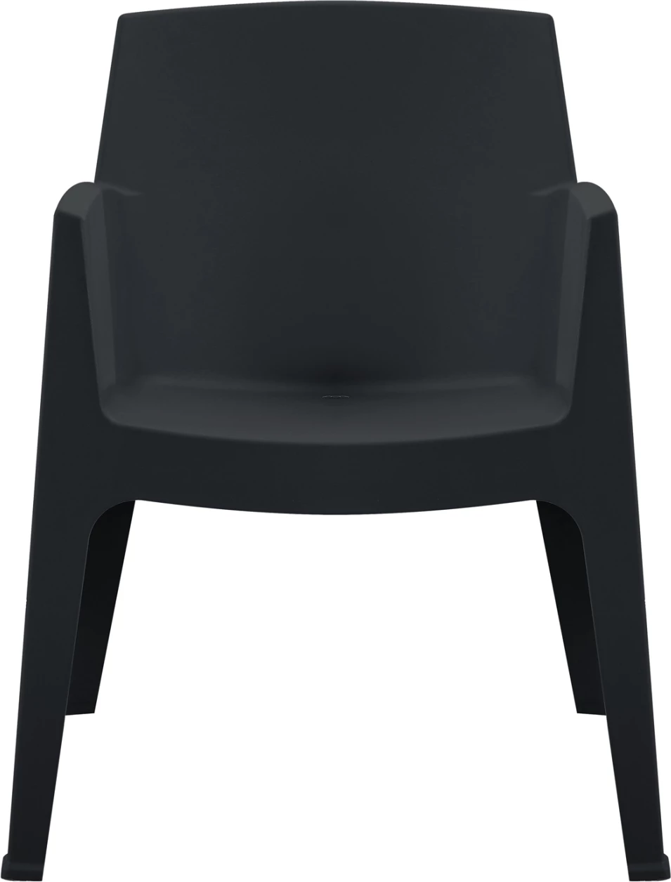 Karrige me krahë prej polipropileni, ngjyrë e zezë, SLEEK FH6370.02, 57x56x82.5cm 7