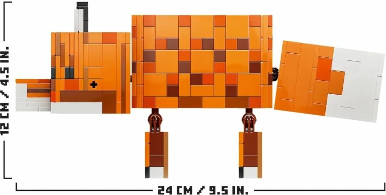 Lego Minecraft lodër fëmijë Fox