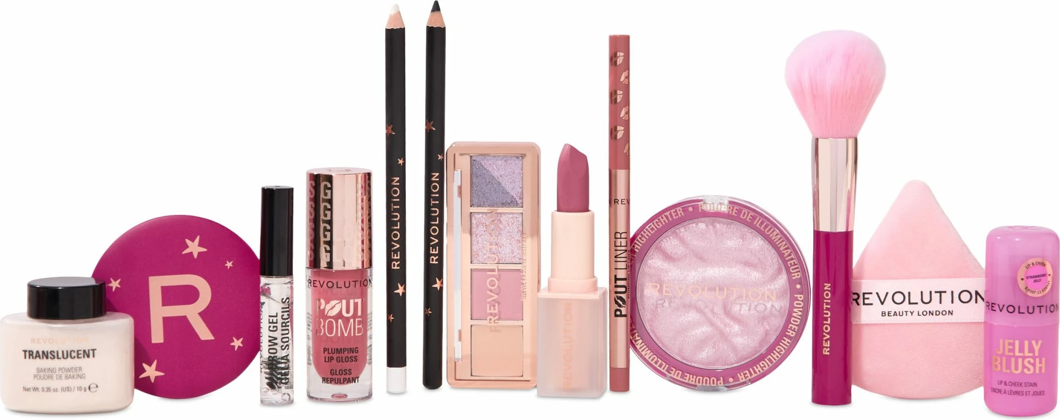 Revolution Beauty Berry Bright Vegan Make Up - Gift Set