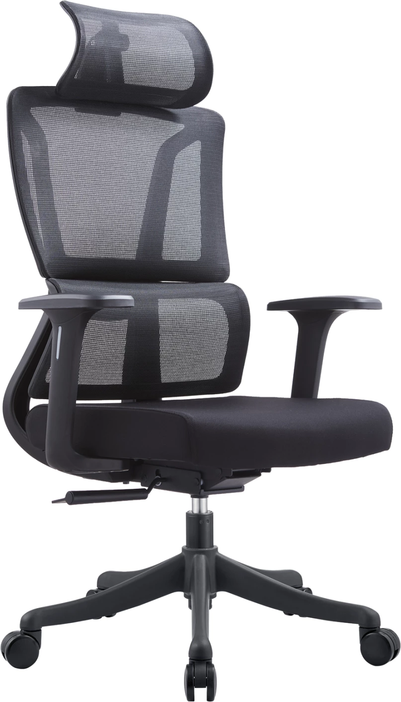 Karrige zyre NOVUS, rrjetë e zezë, bazë e zezë, FH1214.01, 69x68x124cm