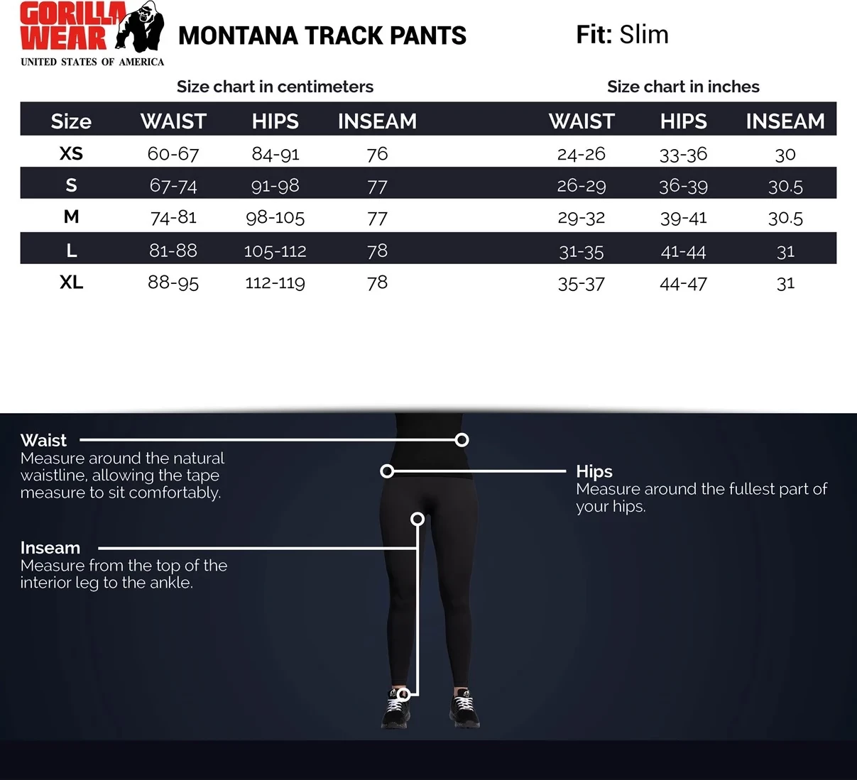 Montana Track Pants - Black [Madhësia: M]