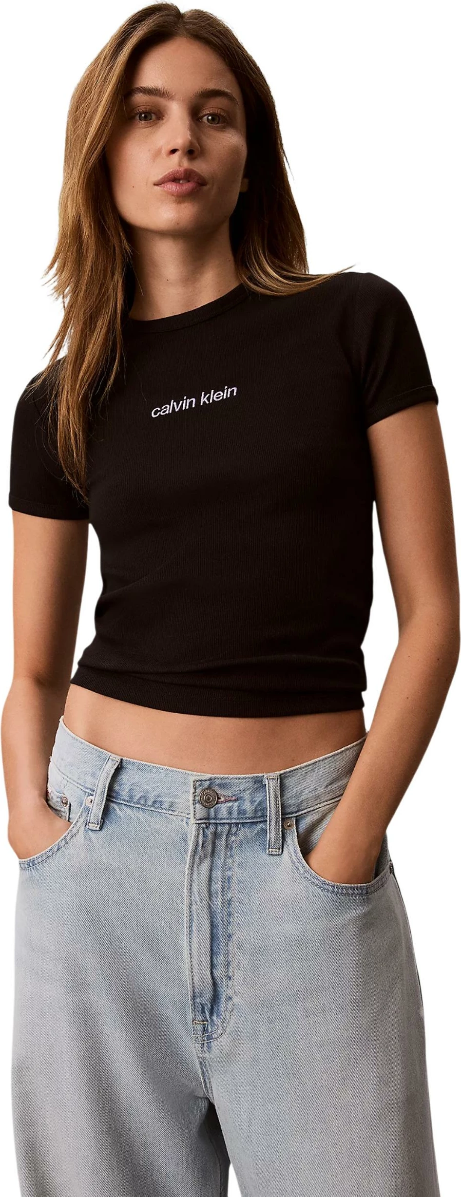 Maicë për femra Calvin Klein Jeans LV047G816G, e zezë