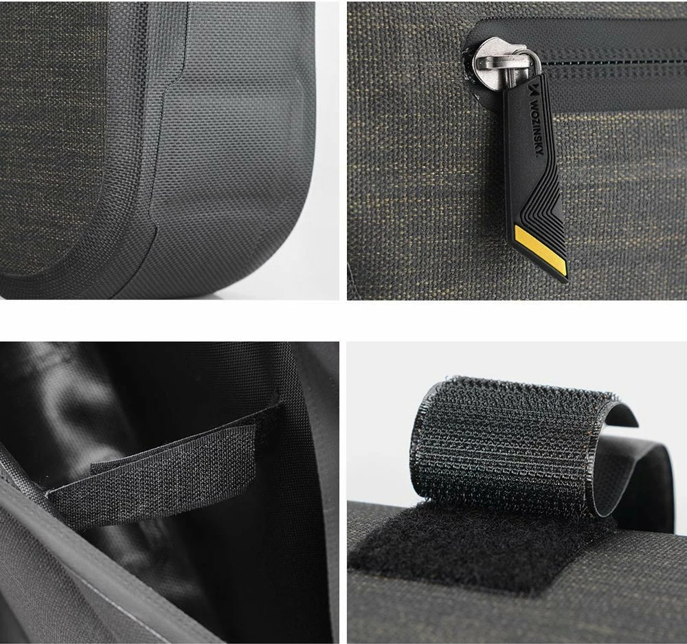 Çantë kornize biçiklete Wozinsky WBB15BK, 3.5L, poliester, gri