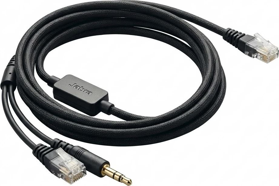 Kabllo adapter DHSG Jabra 14201-10, e zezë