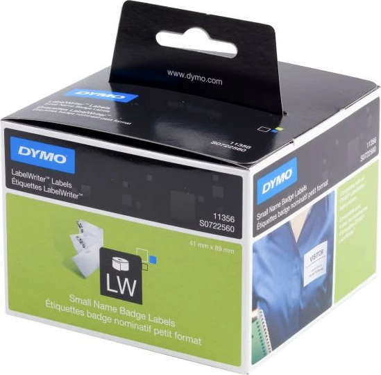 Etiketa Dymo 11356 (S0722560) LabelWriter 41 x 89 mm e bardhë