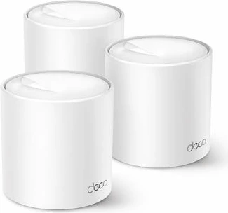 TP-Link Deco X50 Mesh Wi-Fi 6 AX3000, set me 3 njësi, i bardhë