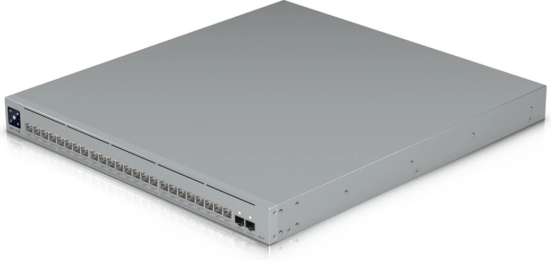 Switch Ubiquiti UniFi USW-Pro-XG-24-PoE, 24x RJ45 (16x 10G + 8x 2.5G), PoE 720W, Rack Mount, gri