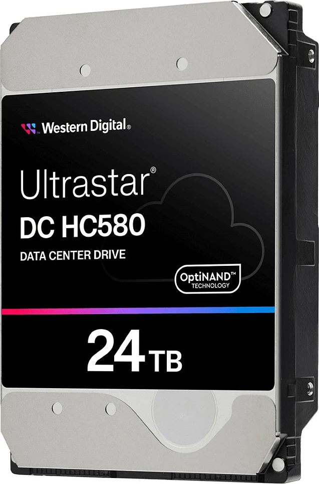Hard disk Western Digital Ultrastar DC HC580, 24 TB, 7200 RPM, 512 MB, 3.5", SAS