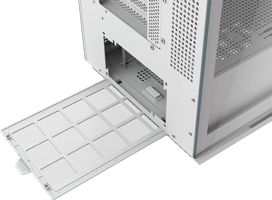 Kasë COUGAR FV270 Midi Tower, Tempered Glass, ATX/E-ATX, RGB, e bardhë