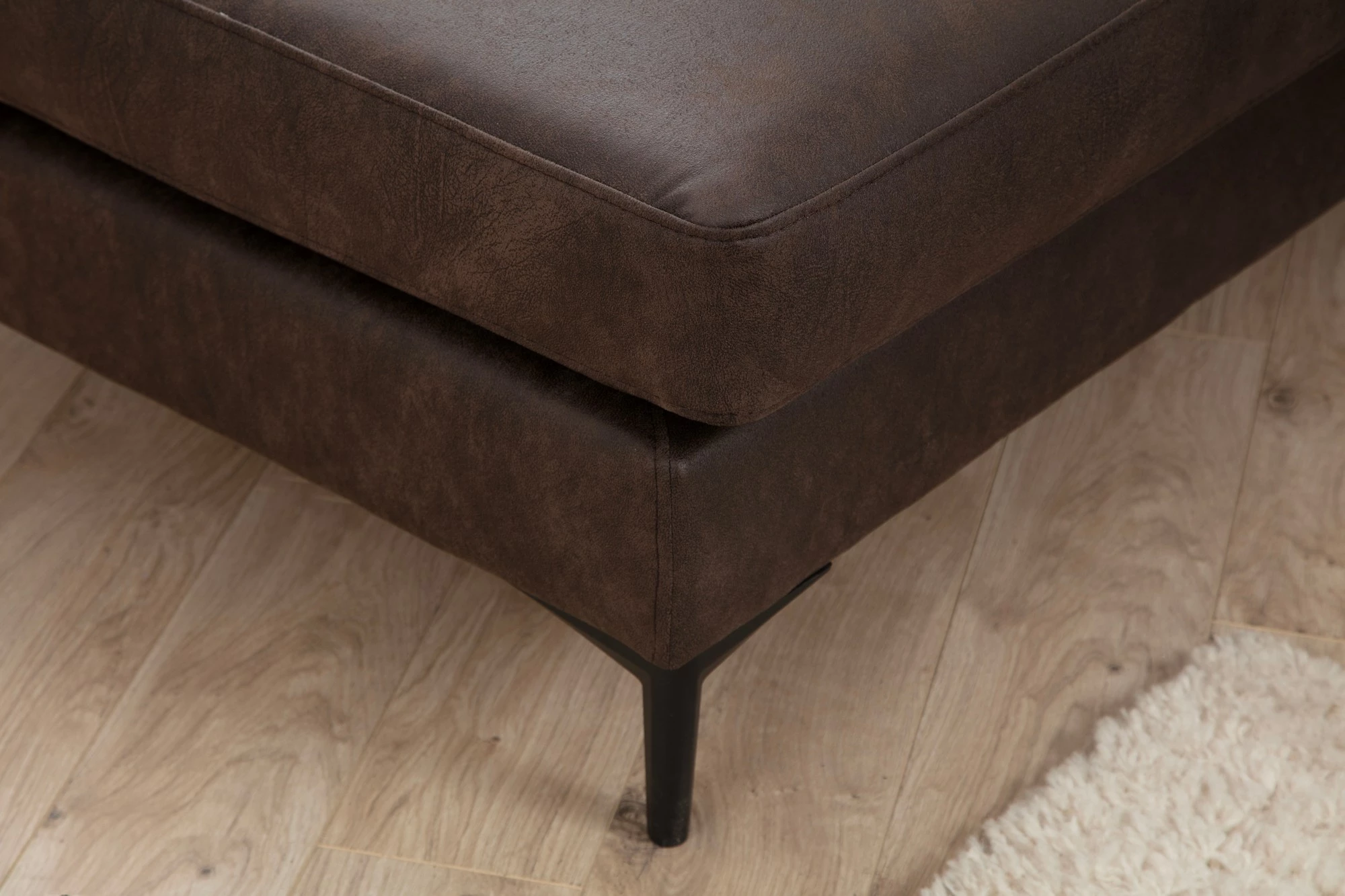 Këndsofa Porto, ngjyrë kafe, EOT-C-02-CHL