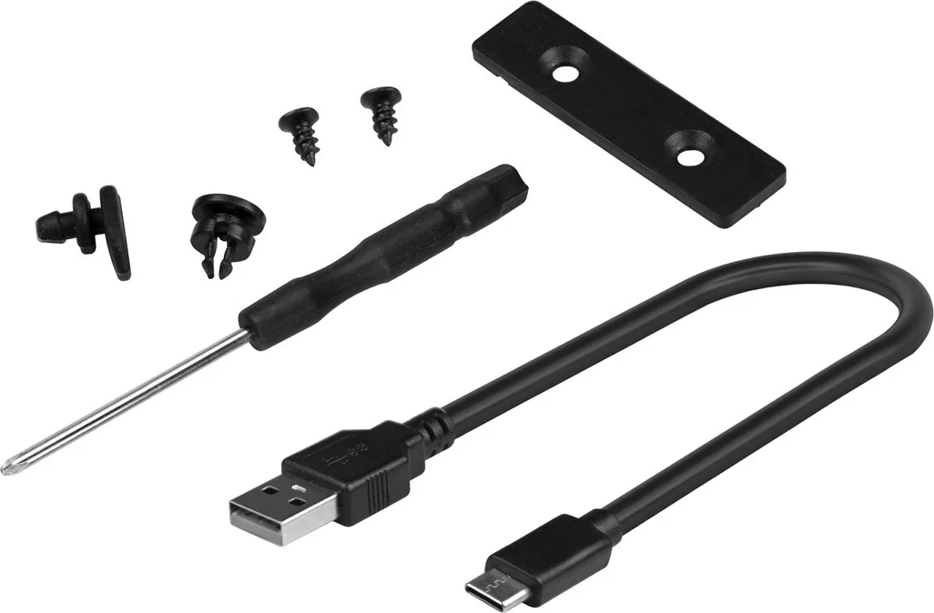 Kasë SSD SAVIO AK-84, M.2, USB Type-C, e zezë