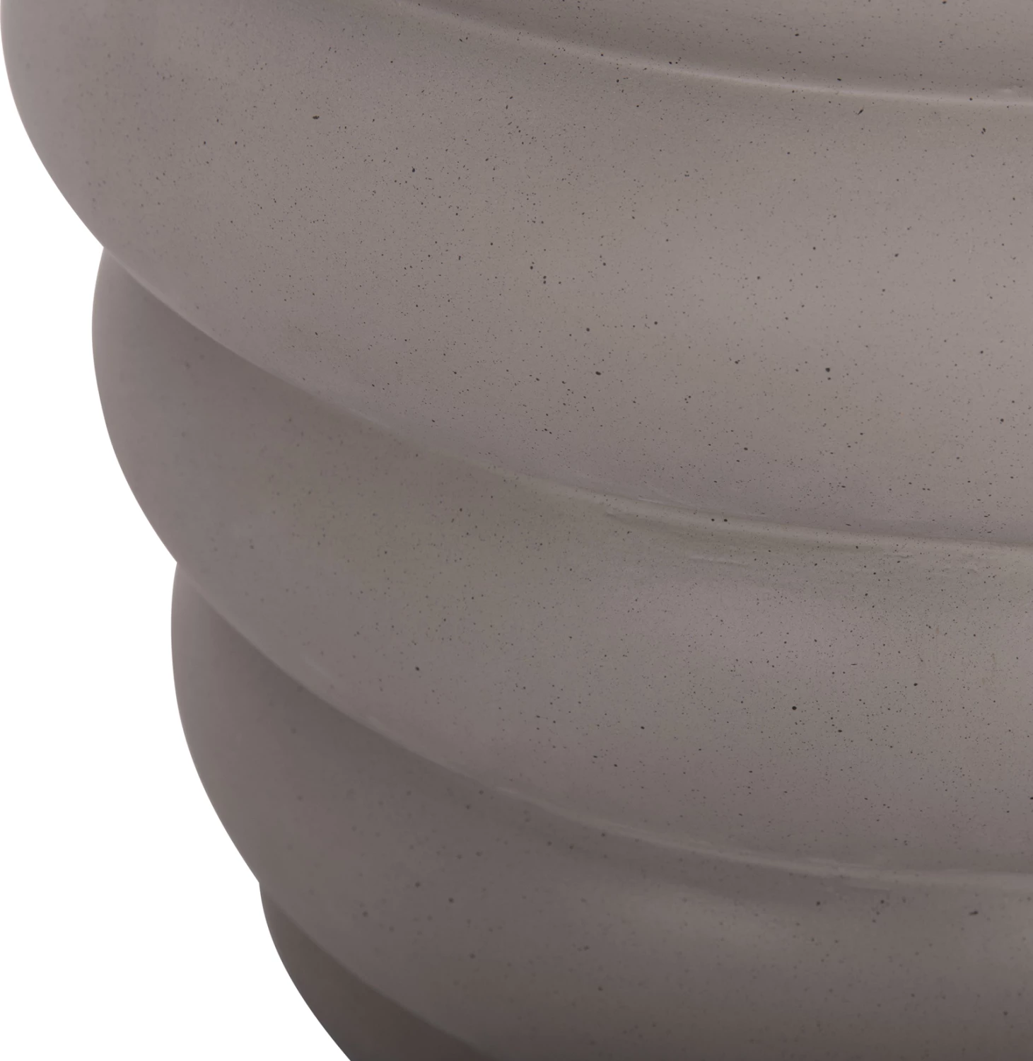 Tavolinë anësore PUFFAT, fibër-cement gri, sipërfaqe dru tik, FH18172.03, 45x46cm