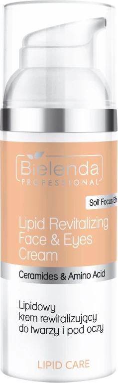 Krem për fytyrë dhe nën sy për femra Bielenda Professional Lipid Care Lipid Revitalizing, 50ml