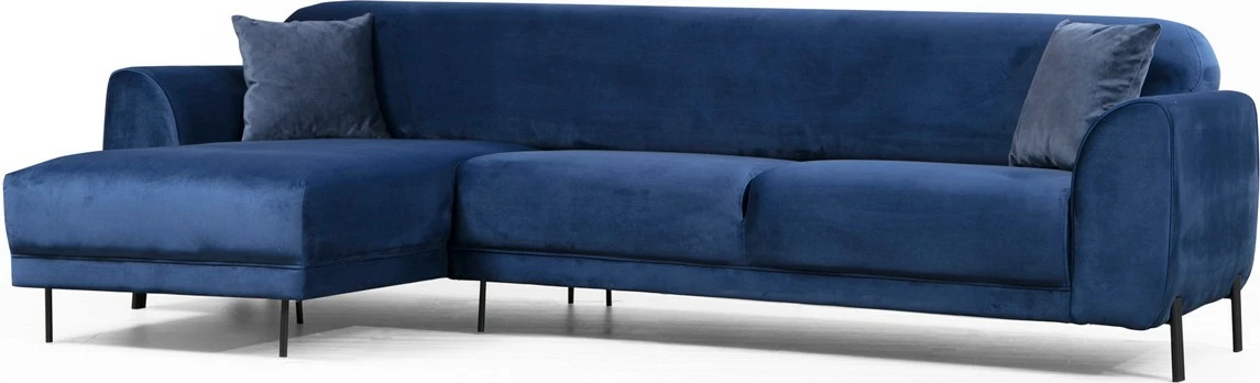 Kënd divan-krevat Atelier del Sofa, kënd majtas, ngjyrë blu e errët (Chl-3R)