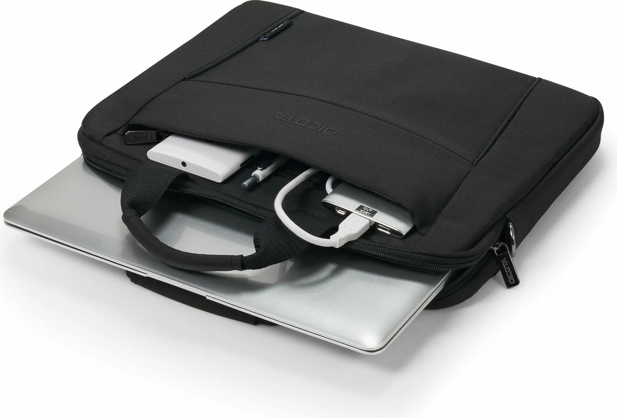 Çantë laptopi DICOTA Eco Slim Case BASE, 15.6", toploader, e zezë