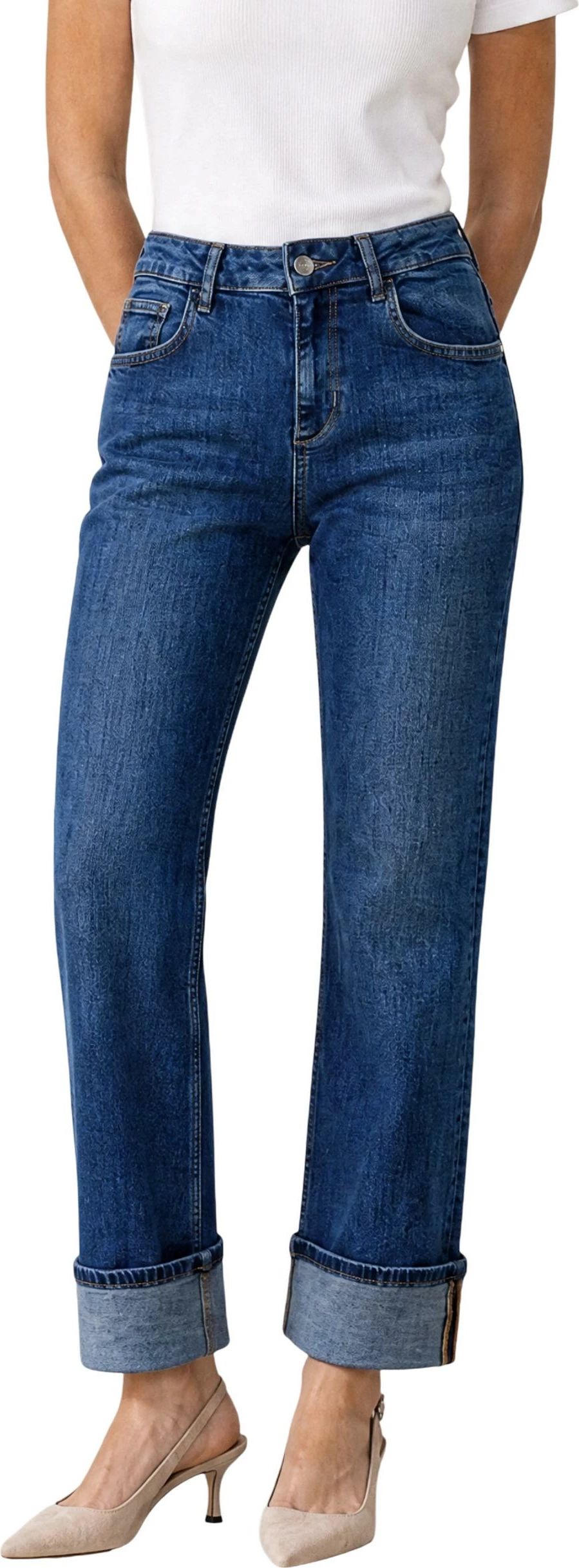 Pantallona xhinse për femra Liu Jo UF6225 D0360, denim