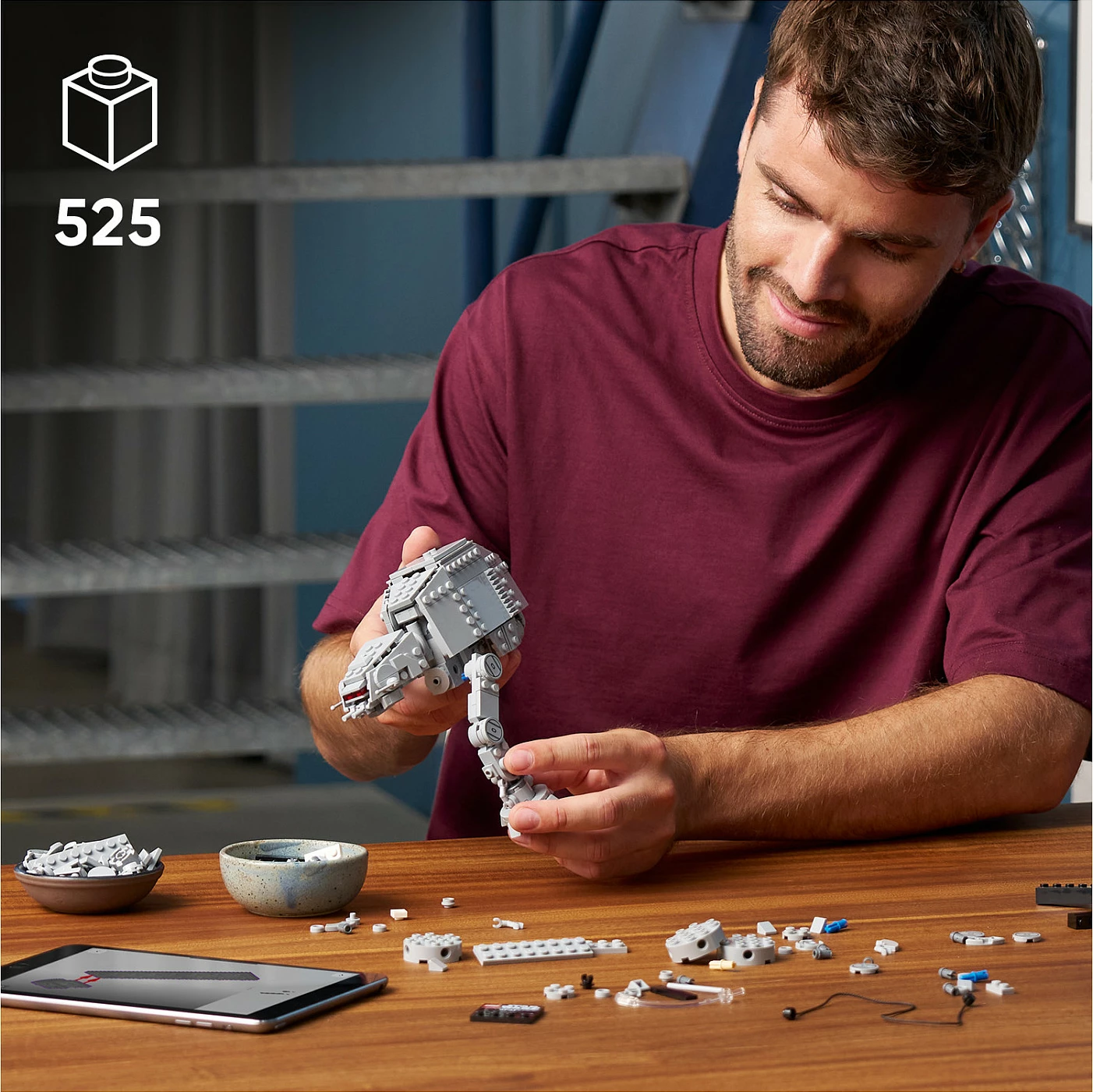 Set ndërtimi LEGO Star Wars AT-AT 75440, 525 copë, 18+, shumëngjyrësh