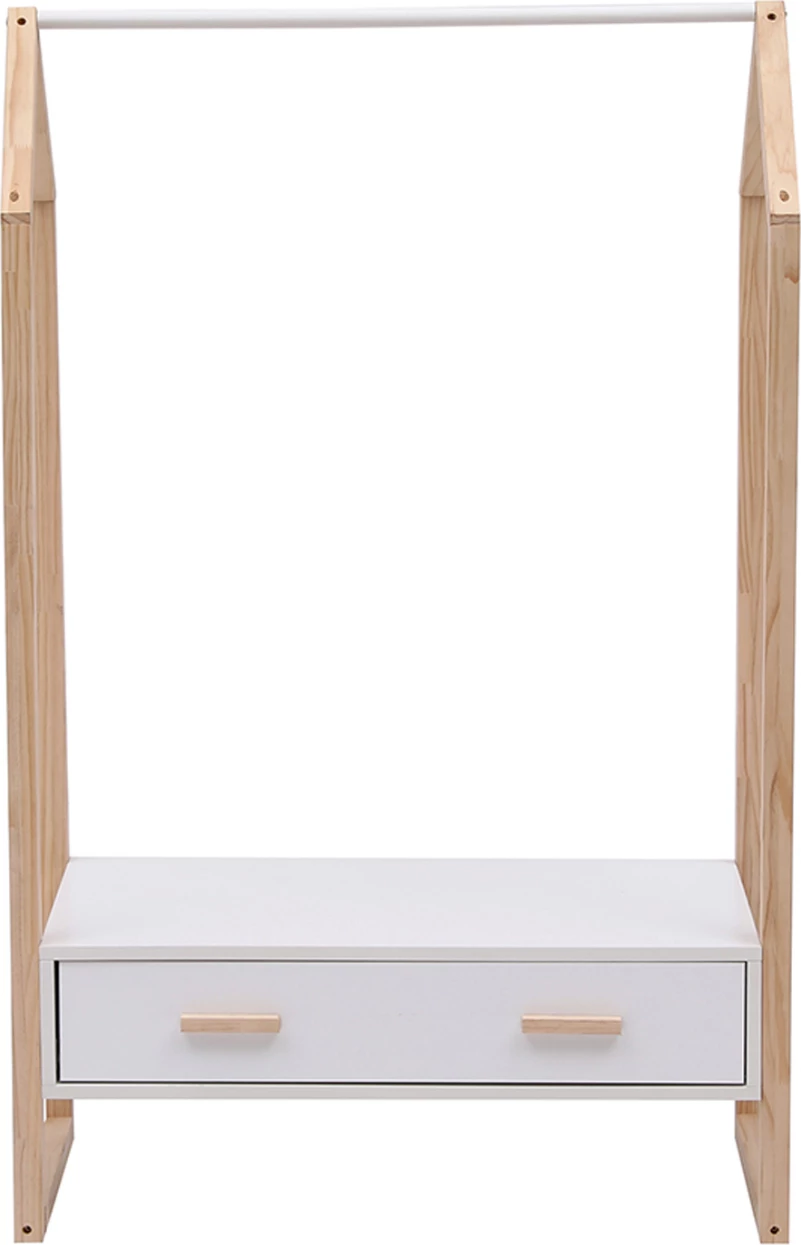 Varëse fëmijësh me sirtar PEPE, melaminë-dru pishe, 80x40x125cm