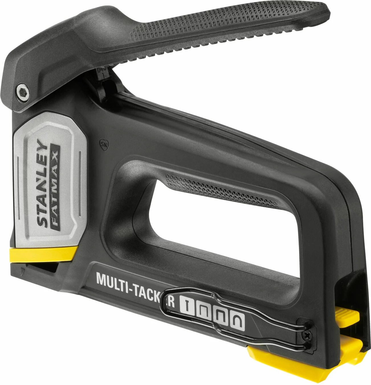 Pistoletë kapëse Stanley FATMAX FMHT70401-0 4në1 (A/G/7/J), 6–14 mm + gozhda J 15 mm, e zezë/verdhe