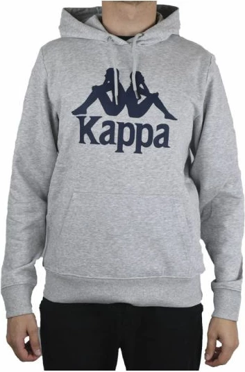 Duks me kapuç Kappa për meshkuj, gri [Madhësia: L]