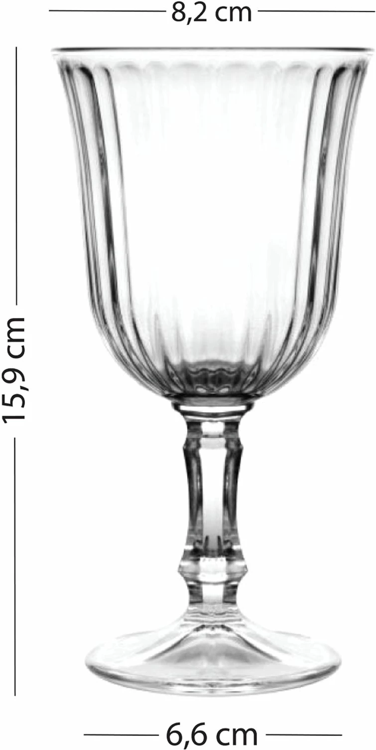 Set gotash prej qelqi (4 copë), Hermia Concept, Splendid 240, ngjyrë e gjelbër