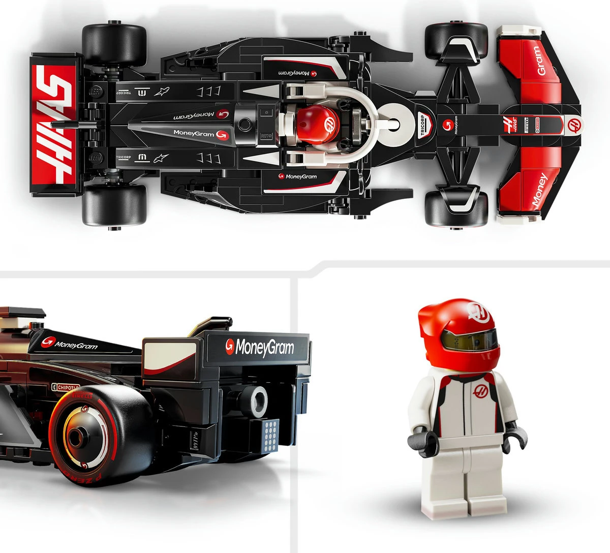 LEGO Speed Champions MoneyGram Haas F1 77250