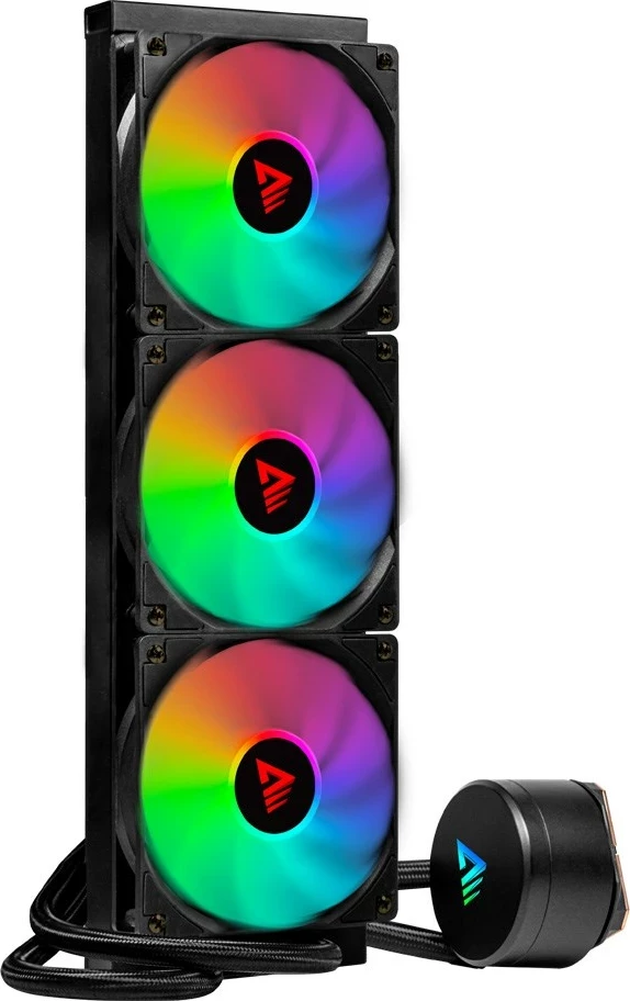 Kasë ftohëse SAVIO VELOX 360 MM, All-in-one liquid cooler, për procesor, 36 cm, Alumini, RGB, E zezë