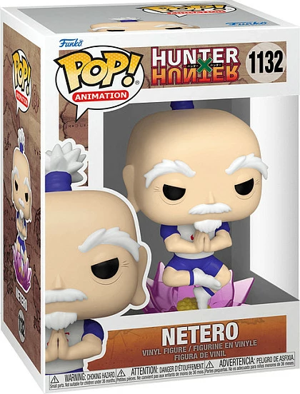 Figurinë Funko Pop Funko Hunter x Hunter Netero, 12 cm, vinyl, shumëngjyrëshe