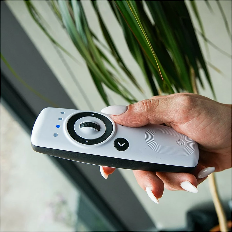 Telekomandë Shelly Blu Remote Control ZB, ZigBee, 4 kanale, Bluetooth 5.0, gri