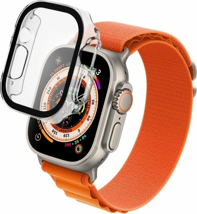 Mbështjellës me xham të kalitur Fixed Pure FIXPUW-818 për Apple Watch Series 8 45mm, Transparent