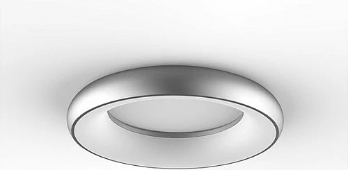 Llambë tavani LED Synergy21 Donut, 25W, dritë neutrale, argjendtë
