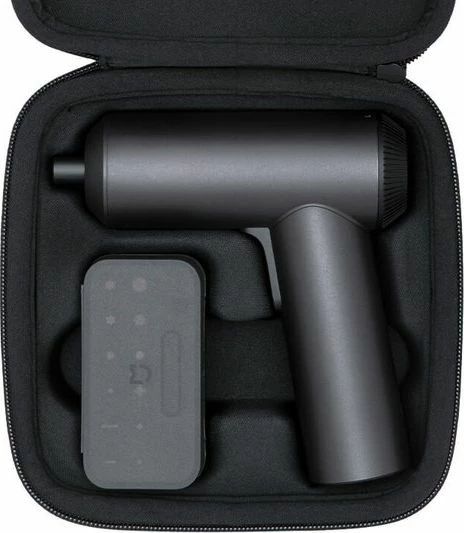 Kaçavidë elektrike pa kabllo Xiaomi Mi Cordless Screwdriver 3.6V 2Ah, 5 Nm, set 12 bit + zgjatim, e zezë