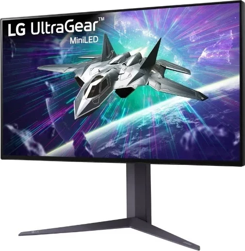 Monitor LG 27GR95UM, 27", Mini LED, Nano IPS, 4K, 1ms, 160Hz, HDR, e zezë