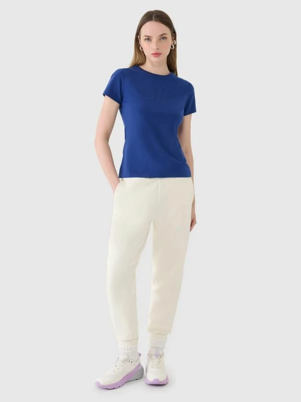 Maicë slim për femra 4F 4FWMM00TTSHF2674, me print [Madhësia: XS]