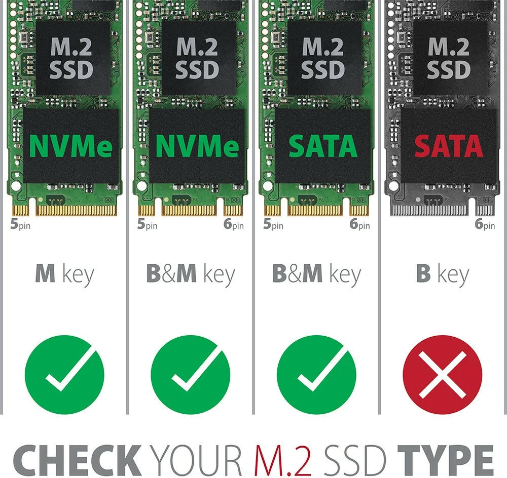 Kasë e jashtme AXAGON EEM2-SG2 për SSD M.2 NVMe & SATA, USB-C 3.2 Gen 2, Alumini, Argjendtë